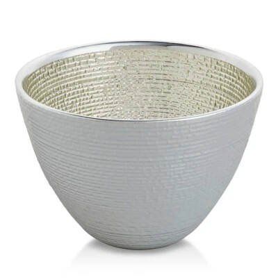 Dogale by Greggio 262947 Round Nut/Olive Bowl Silver - Image 1 of 2