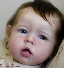 Bonnie Brown Reborn Baby Doll Kit ~LIAM~ @28'@Free Suede Body@New