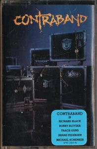 Contraband [Michael Schenker] - Self-Titled RARE promo issue cassette tape '91 - Bild 1 von 3