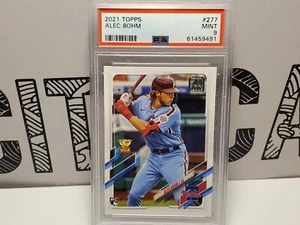 Alec Bohm 2021 Topps Series 1 🔥 RC PSA 9 🔥 Detroit Tigers Rookie - Picture 1 of 1