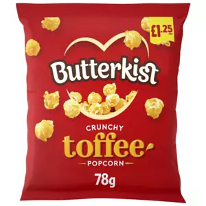 Butterkist Toffee Popcorn 15x78g PMP £1.25 - Picture 1 of 1