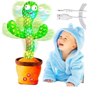 Rechargeable Dancing Talking Cactus Toy for Baby Toddler, Volume Classic Cactus - Picture 1 of 7