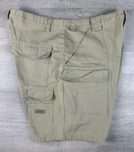 Wrangler Rugged Wear Cargo Shorts Tan Brown Work Wear Mens 40 (Actual 37.5) - Picture 1 of 20