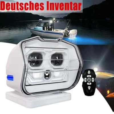 Proiettore LED Telecomando Barca Marina Auto Camion Wireless Faretto 360° - Immagine 1 di 4
