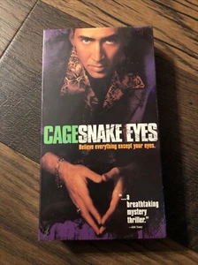 Snake Eyes VHS Tape (Paramount, 1999) Factory Sealed Nicholas Cage Thriller NEW - Foto 1 di 3