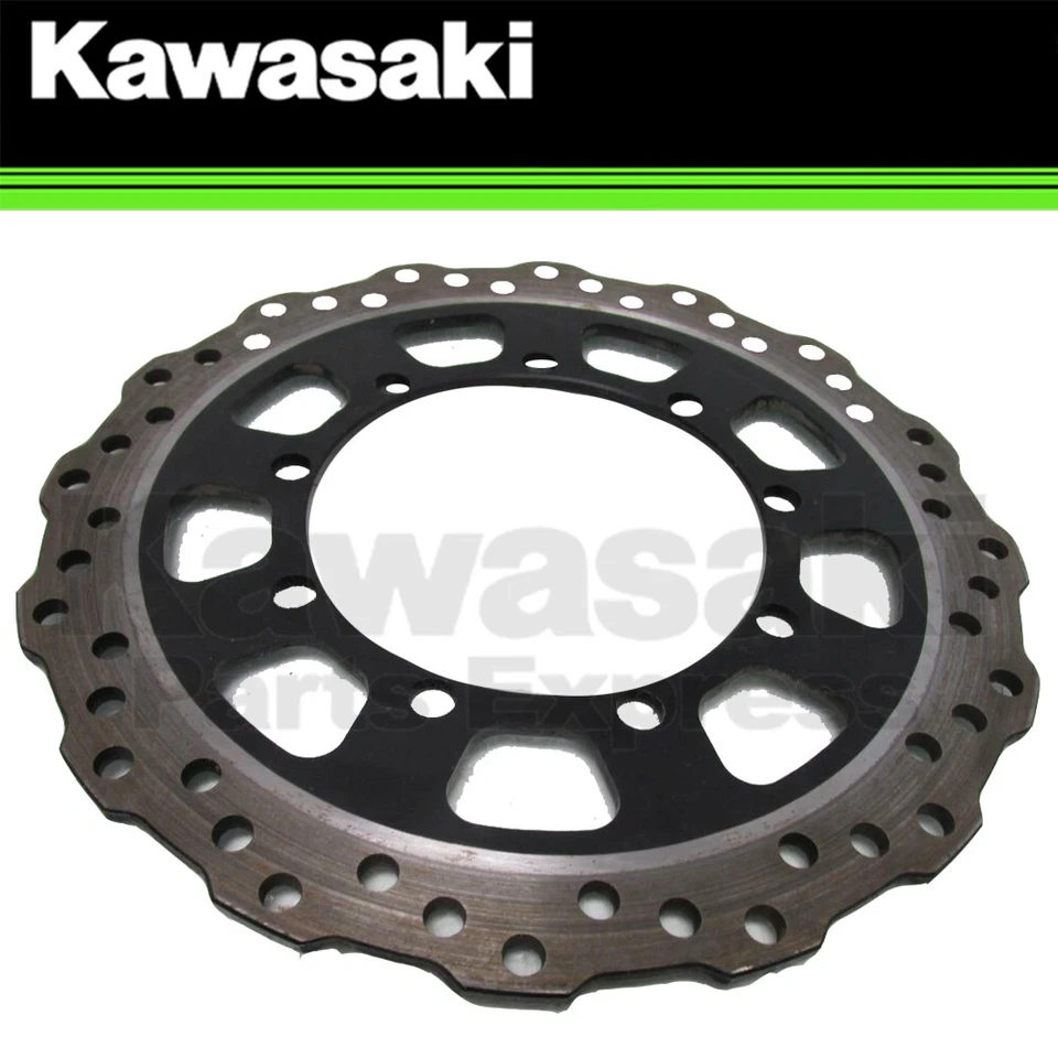 Nuevo disco de freno delantero Kawasaki KLR650 KLR 650 2008-2018 NEGRO 41080-0099-11H Foto 1 de 1