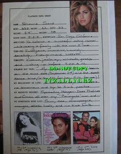 Playboy Playmate 5/1996 Shauna Sand signed loose CF to John - Picture 1 of 2
