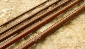 7'0" 4wt 5pc Fiberglass Travel Rod blank - Bag included! Brown Fiberglass blank - Picture 1 of 3