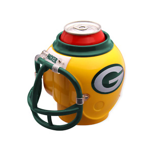 Green Bay Packers NFL Mini FanMug Desk Caddy Helmet Removable Cup Yellow/Green