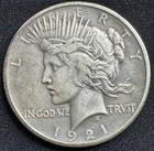 💥 1921 $1 U.S. SILVER PEACE DOLLAR 💥 FIRST YEAR