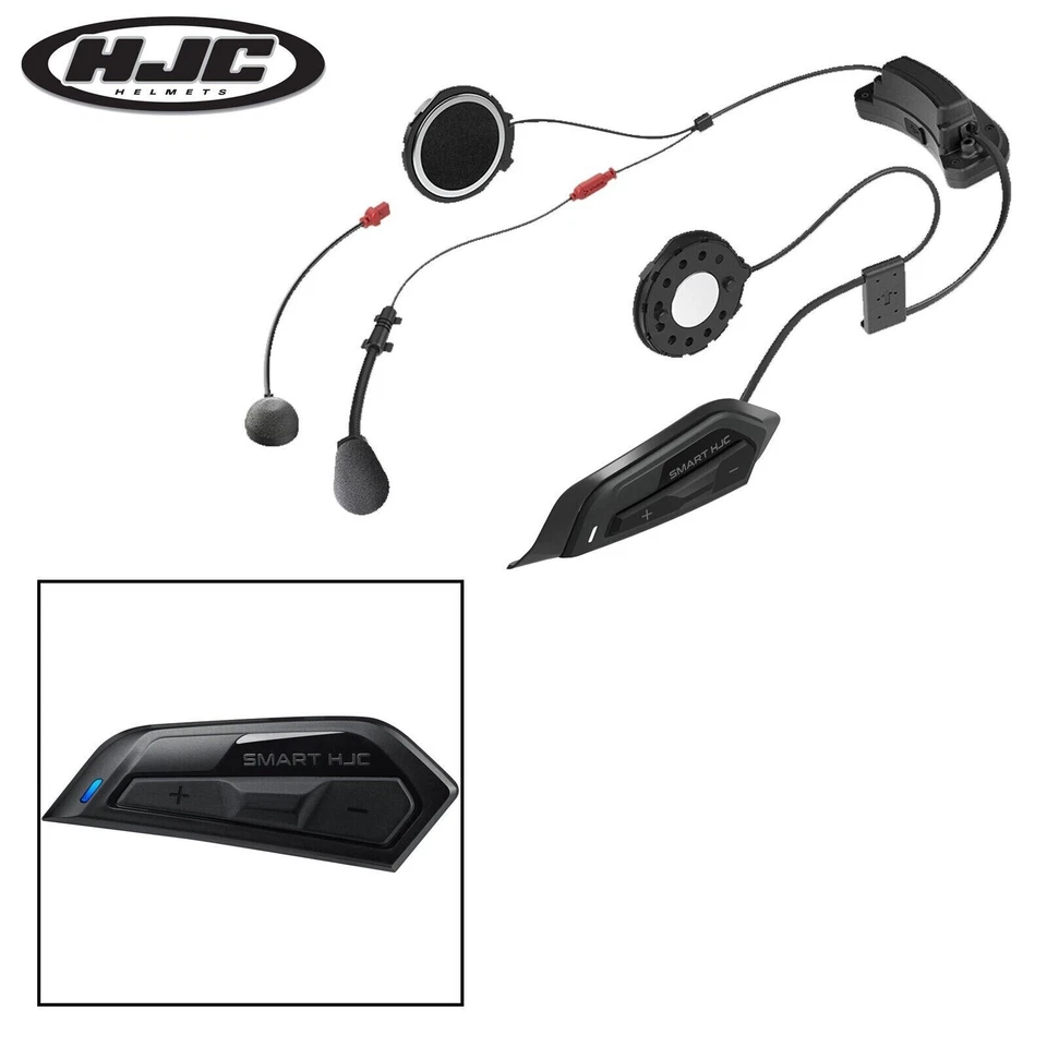 HJC 11B Smart Intercom Motorcycle Motorbike Bluetooth Communication System - Image 1 of 4