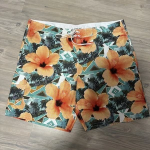 Men's Swim Trunks Board Shorts XXXL Old Navy Beach Tropical Palm Trees Pockets - Picture 1 of 4