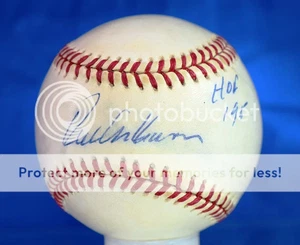 Richie Ashburn Hof 1995 Psa/dna Signed National League Baseball Autograph - Picture 1 of 1