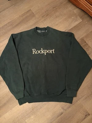 Rockport verde años 90 cuello redondo Foto 1 de 4