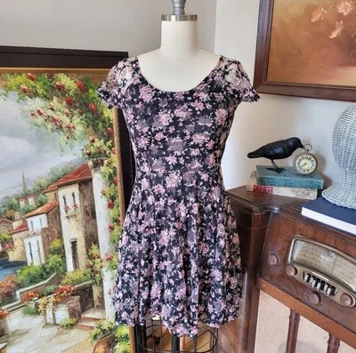 Vestido floral vintage DeliAs Y2k años 2000 niña pequeño para mujer Foto 1 de 4