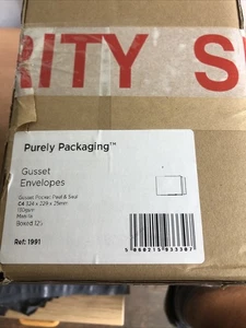 ValueX Manilla C4 Pocket Gusset Envelope Peel and Seal Plain 25mm 130gsm (Pack o - Picture 1 of 3