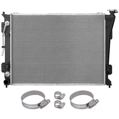 Radiador para Hyundai Azera 2012-2017 con kit universal de abrazaderas de manguera de aceite CU13191 Foto 1 de 4