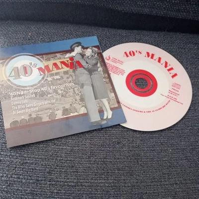 40's Mania CD Rosemary Squires Mike Sammes Al Saxon 40 non stop  songs no case - Image 1 of 3