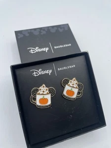 Disney Baublebar Pumpkin Spice Latte Mickey Ohrringe Neu Herbst Halloween - Bild 1 von 3