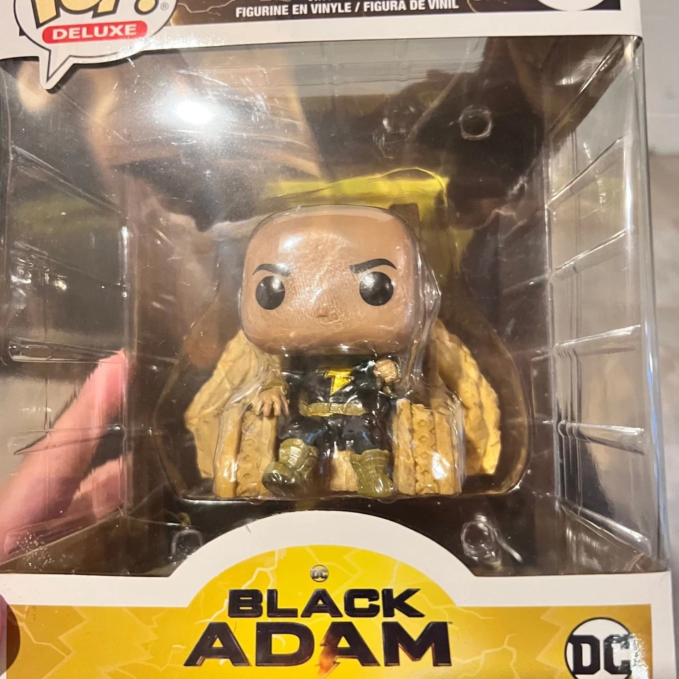 Funko POP! Deluxe DC Black Adam on the Throne 1239 FAST SHIPPING! - Image 1 of 2