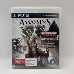 Assassins Creed 3 - Sony PlayStation 3 - PS3 - Complete With Manual - PAL - VGC - Picture 1 of 4