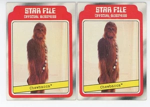 x2) 1980 Topps Starwars Empires Strikes Back #5 Chewbacca VG-EX+ - Picture 1 of 2