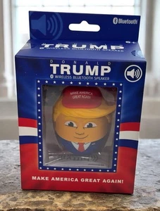 Trump 2024 MAGA Mini Altavoz Bluetooth Inalámbrico Decoración del Hogar Hombre Cueva Patio Cubierta - Imagen 1 de 6