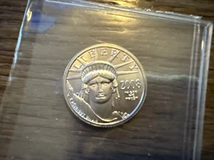 2008 American Platinum Eagle (1/4 oz) $25 - BU - Picture 1 of 2