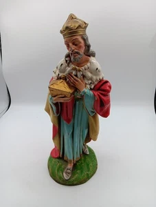 Fontanini Italy 12” Scale Paper Mache King Wiseman Nativity Vintage Rare - Bild 1 von 11