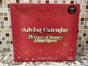 Sephora Advent Calendar 25 Days Of Beauty Favorites 2025 Holiday Sealed New - Picture 1 of 5