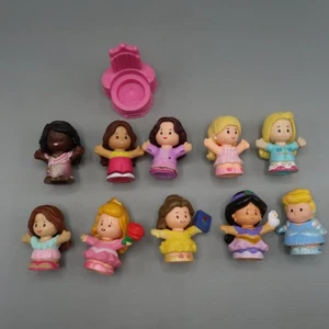 Lotto Fisher-Price Little People Disney Principesse Barbie Carriera Gelsomino Cenerentola - Foto 1 di 8