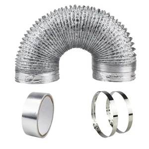 4 inch Flexible Dryer Vent Hose 6.5Ft/2M Clothes Dryer Ducting Air Tube Insul... - Picture 1 of 9