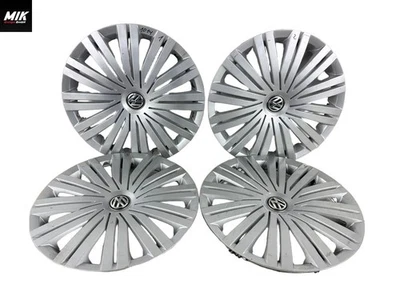 4 Stück 15 Zoll Original VW Radkappen - 6C0601147A - Bild 1 von 4