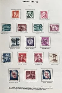 B187 USA 1954-61 alte Briefmarken - Bild 1 von 1