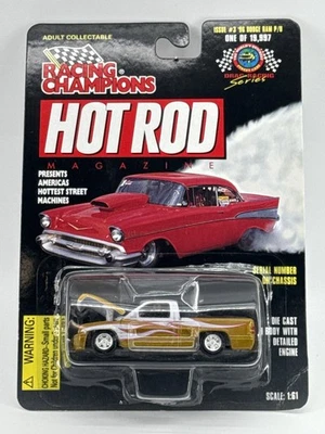 Racing Champions Hot Rod Magazine '96 Dodge Ram Pickup 1:61 Diecast #3 - Image 1 of 4