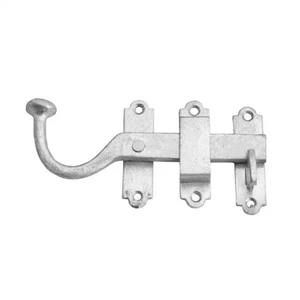 Cerradura de manija de pestillo de caída de superficie de puerta de jardín galvanizado de alta resistencia 6" 150 mm - Imagen 1 de 4