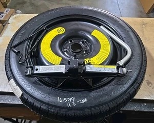 AUDI Q3 SPARE KIT WHEEL RIM TIRE DONUT 18" WITH JACK TOOL FITS 2019 THRU 2024 - Picture 1 of 5