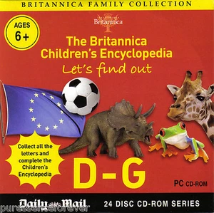 BRITANNICA FAMILY COLLECTION: LET'S FIND OUT D-G (Daily Mail PC CD-ROM) - Picture 1 of 1