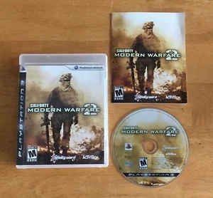 Call of Duty Modern Warfare 2 COD MW PlayStation 3 PS3 Juego CIB Completo Probado - Imagen 1 de 3