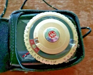 MEDIDOR DE EXPOSICIÓN ELÉCTRICA GENERAL GE DE COLECCIÓN TIPO PR-3 CON ESTUCHE DE CUERO - Imagen 1 de 7