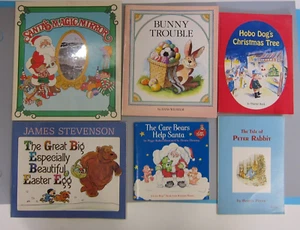 Vintage Childrens Holiday Books Lot of 6 - Picture 1 of 7