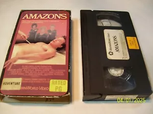 VHS Amazons 1988 Madeline Stowe VCR These Hardly Found In ebay Any More - Picture 1 of 2