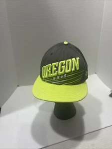 Oregon Ducks Hat One Size Adjustable Snapback Gray NCAA Sportswear - Picture 1 of 8