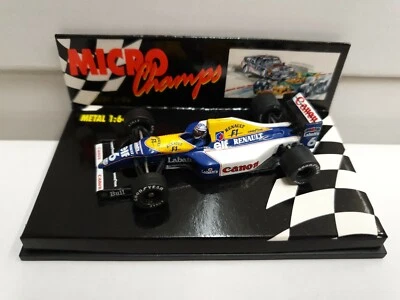  RARE Williams FW14B Patrese GP Silverstone 1992 1:64 Microchamps MCH 651303 - Image 1 of 3