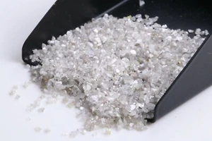 Poussière de diamant brut non taillée 100 % blanc étincelant 5,0 ct poussière... - Foto 1 di 6