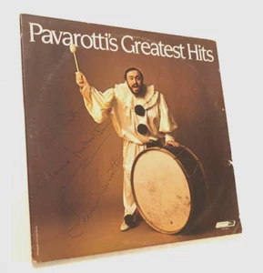 Signed Luciano Pavarotti Hits PAV2003-4 London Records Vintage 1980 LP Set Vinyl - Picture 1 of 6