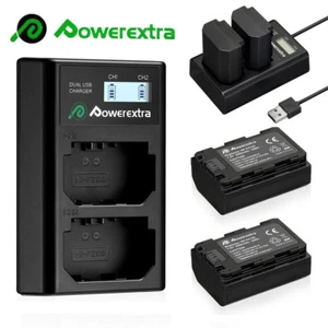 NP-FZ100 Battery 2500mAh & LCD Dual Charger for Sony A9 A7R III A7 III Camera - Picture 1 of 11