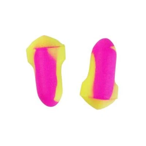 PRO-SAFE Uncorded Hi-Vis Earplugs: 200 Pairs Individually-Wrapped, 31 dB - Picture 1 of 4