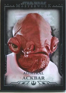 Star Wars Masterwork Premium Base Card #24 Admiral Ackbar - Picture 1 of 1