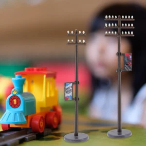 Dekoration Verkehr Spielzeug Zug Telefonmasten Modelle Miniatur Telegrafenmasten - Bild 1 von 12